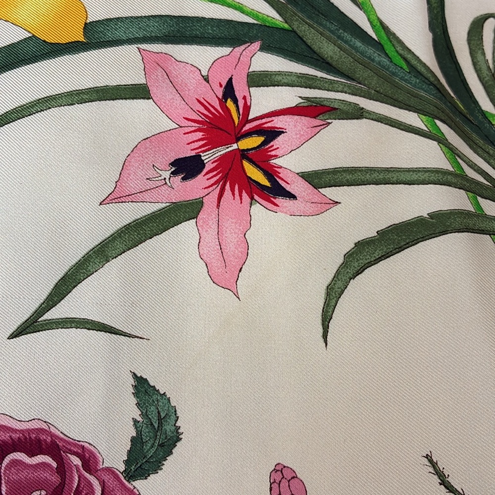 Gucci Vittorio Accornero Silk Scarf - Picture 13 of 13